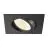 SLV New Tria Universale 68 Faretti Aluminium Nero Piazza 8.6W 600lm 60D - 925-930-940 CCT | Ritaglio 68mm - Miglior Resa Cromatica - Dimmerabile 