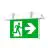 Noxion LED Cartello uscita di emergenza 1W 20lm - 860 Luce del Giorno | Emergeny 3H - Autotest - incl. 4 directions
